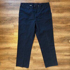 Dickies Chinos Mens 36x31 Navy Blue Cotton Polyester Work Pants